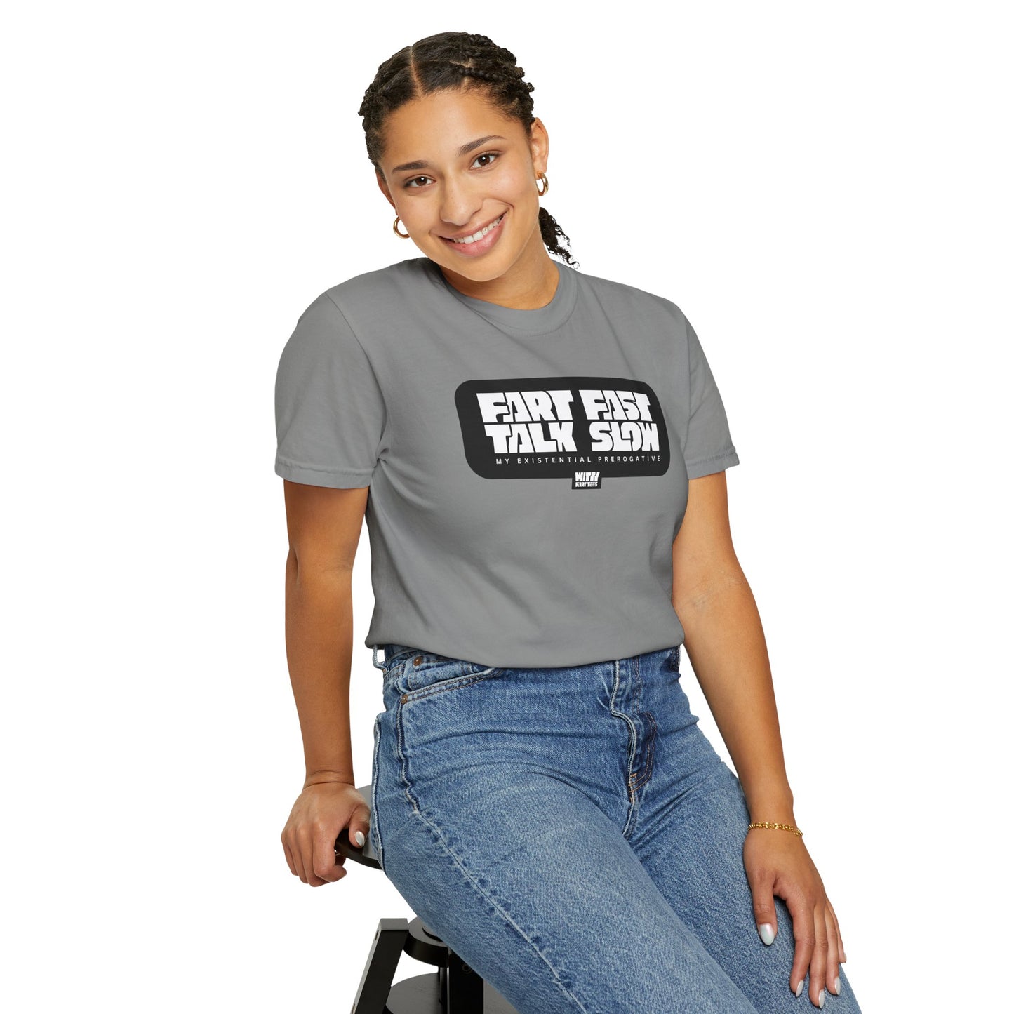 "Fart Fast Talk Slow" T-Shirt – Collectible Funny Fart Slogan Shirt (Unisex, S–4XL, 7 Colors)