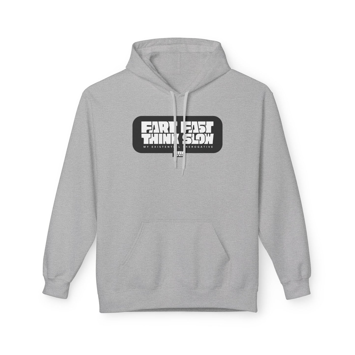 Funny fart grey hoodie with witty slogan – unisex fit