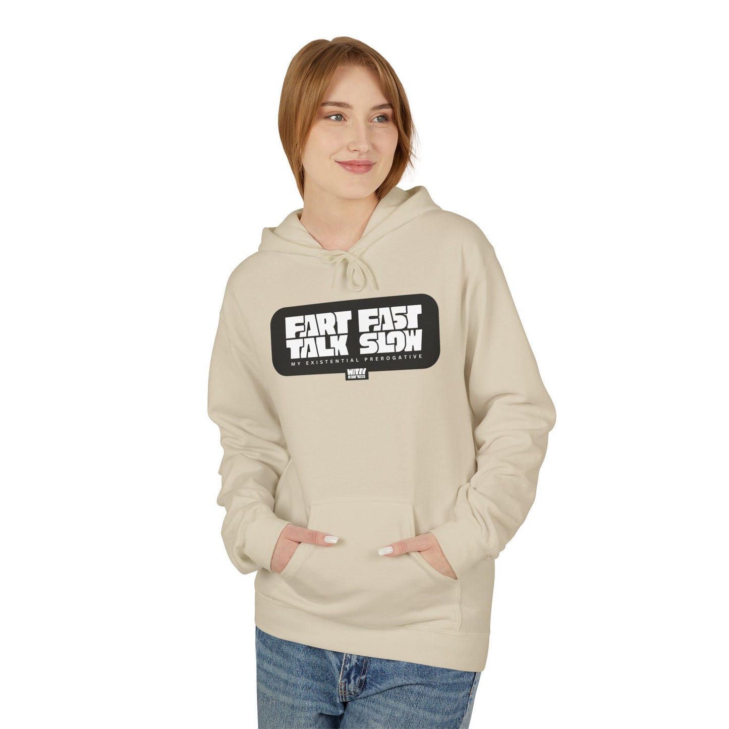 "Fart Fast Talk Slow" — Funny Fart Hoodie (Unisex S–4XL) | Witty Fart Tees | 7 Colors