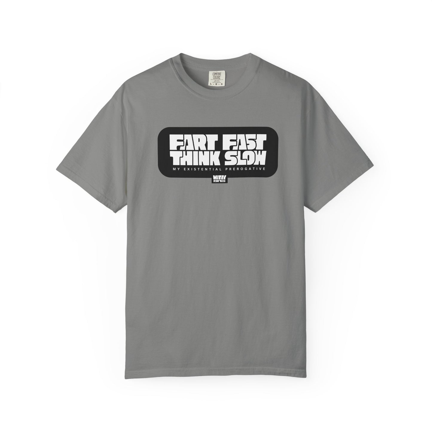 Funny fart grey t-shirt with witty slogan – unisex fit