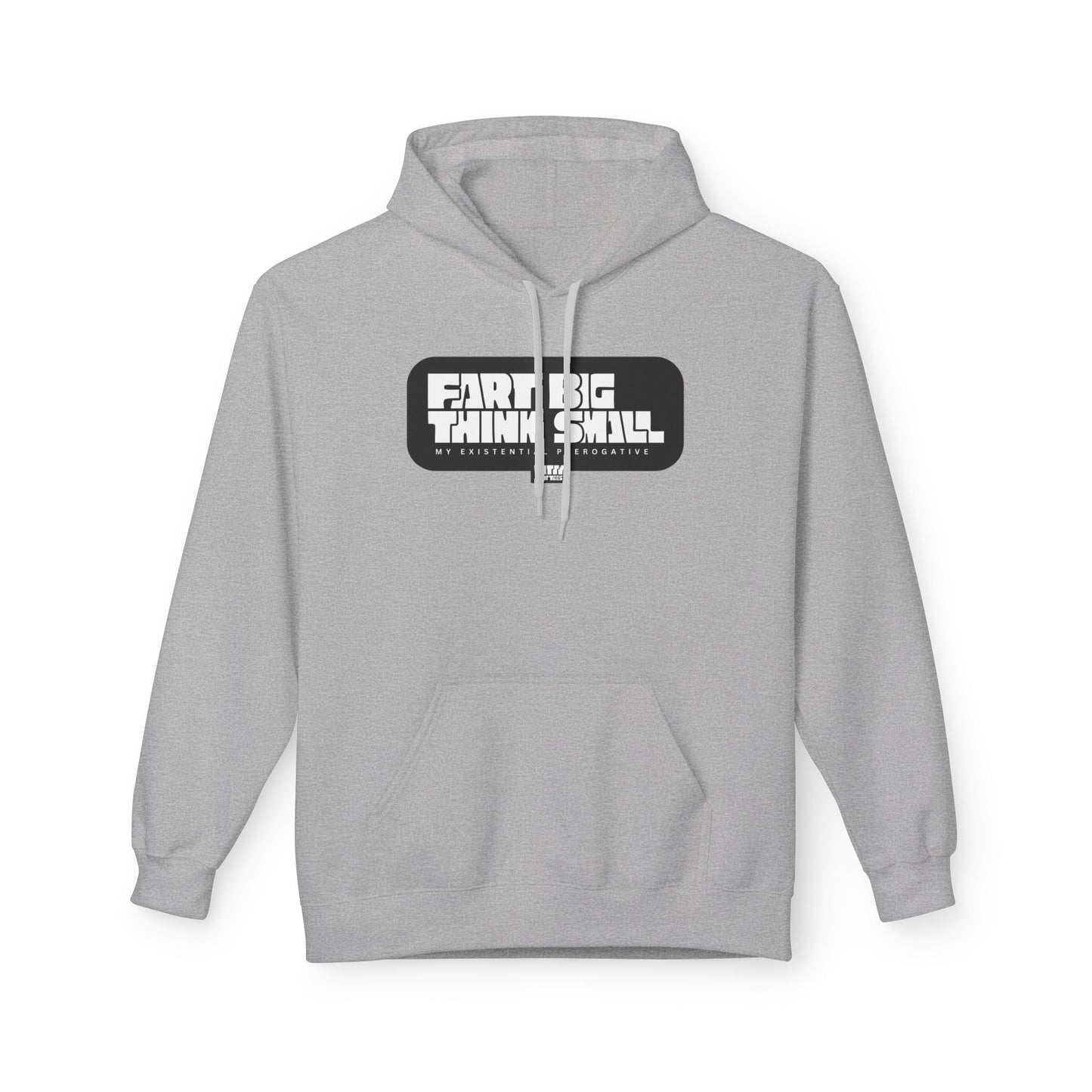 Funny fart grey hoodie with witty slogan – unisex fit