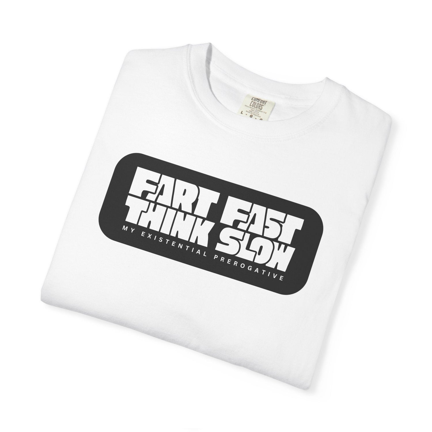 Funny fart white t-shirt with witty slogan  – unisex fit