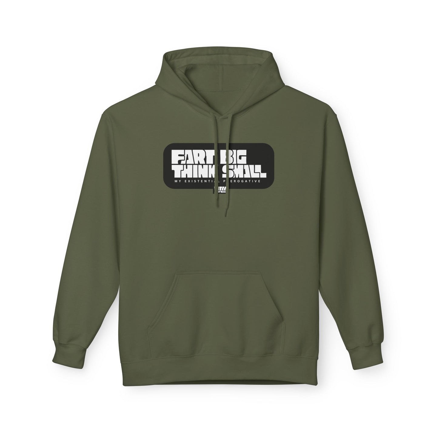 "Fart Big Think Small" — Funny Fart Hoodie (Unisex S–4XL) | Witty Fart Tees  | 7 Colors