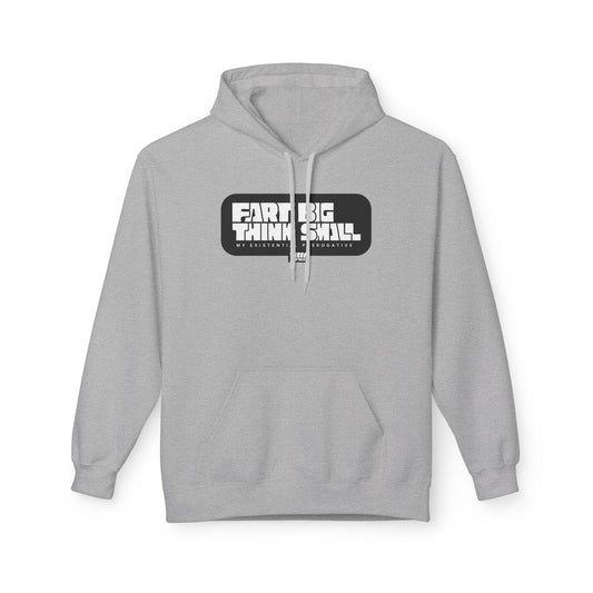 Funny fart grey hoodie with witty slogan  – unisex fit